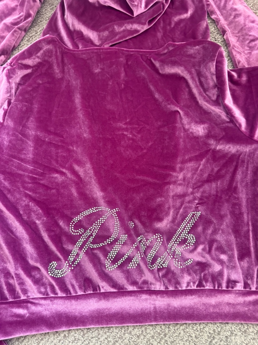 PINK Victoria's Secret Magenta Crewneck Top - Pink